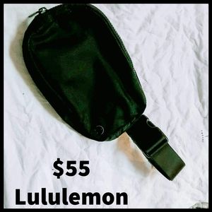 LULULEMON FANNY PACK UNISEX BLK/BLK